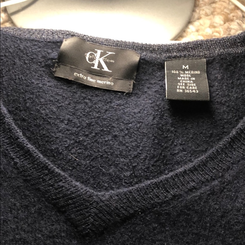 WASHED Calvin Klein Wool Sweater 💔